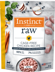 Instinct Raw Frozen Bites Cage-Free Chicken Recipe